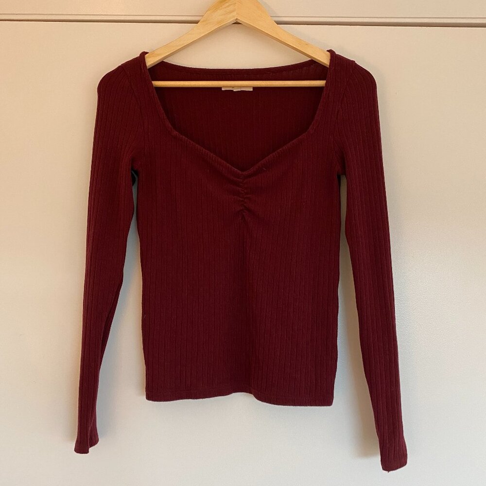 Madewell | Ribbed Sweetheart Top, S